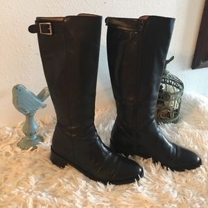 Tommy Hilfiger Black Boots 61/2
